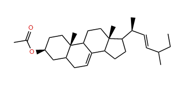 (E)-27-Nor-7,22-ergostadienol acetate